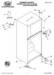 Diagram for 01 - Cabinet Parts