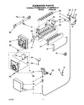 Diagram for 08 - Icemaker, Literature/optional