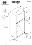 Diagram for 01 - Cabinet Parts