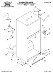 Diagram for 01 - Cabinet Parts