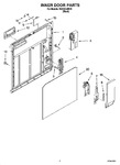 Diagram for 02 - Inner Door Parts