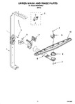 Diagram for 10 - Upper Wash And Rinse Parts