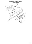 Diagram for 02 - Control Panel Parts