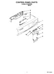 Diagram for 02 - Control Panel Parts