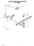 Diagram for 07 - Upper Wash And Rinse Parts