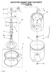 Diagram for 03 - Agitator, Basket And Tub