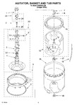 Diagram for 03 - Agitator, Basket And Tub