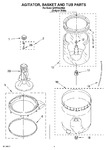 Diagram for 03 - Agitator, Basket And Tub Parts