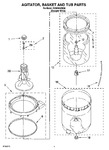 Diagram for 03 - Agitator, Basket And Tub Parts