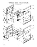 Diagram for 04 - Upper And Lower Oven Door, Lit\optional