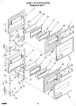 Diagram for 04 - Oven Door, Lit/optional