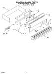 Diagram for 02 - Control Panel Parts