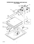 Diagram for 02 - Burner Box, Gas Valves, And Switches