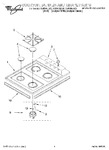 Diagram for 01 - Cooktop, Burner And Grate