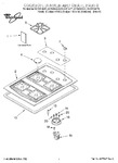 Diagram for 01 - Cooktop, Burner And Grate