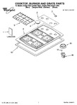 Diagram for 01 - Cooktop, Burner And Grate Parts