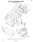 Diagram for 08 - Oven Door And Broiler