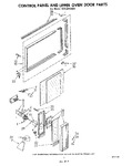 Diagram for 05 - Control Panel And Upper Oven Door