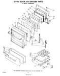 Diagram for 08 - Oven Door And Broiler