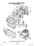 Diagram for 08 - Oven Door And Broiler