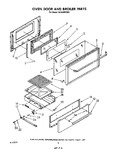 Diagram for 05 - Oven Door And Broiler