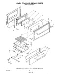 Diagram for 05 - Oven Door And Broiler