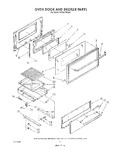 Diagram for 05 - Oven Door And Broiler