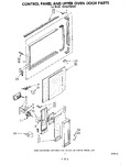 Diagram for 05 - Control Panel And Upper Oven Door