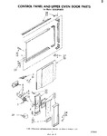 Diagram for 05 - Control Panel And Upper Oven Door