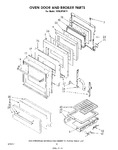 Diagram for 08 - Oven Door And Broiler