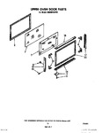 Diagram for 11 - Upper Oven Door