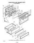 Diagram for 06 - Oven Door And Drawer