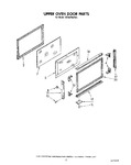 Diagram for 10 - Upper Oven Door