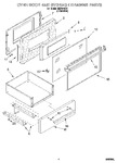 Diagram for 03 - Oven Door And Storage Drawer