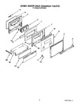 Diagram for 05 - Oven Door And Drawer