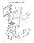 Diagram for 03 - Oven Door And Broiler