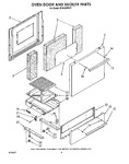 Diagram for 03 - Oven Door And Broiler