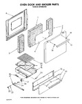 Diagram for 03 - Oven Door And Broiler