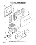 Diagram for 03 - Oven Door And Broiler