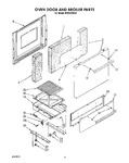 Diagram for 03 - Oven Door And Broiler