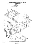 Diagram for 05 - Cooktop And Manifold , Literature A