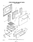 Diagram for 03 - Oven Door And Broiler