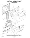 Diagram for 03 - Oven Door And Broiler