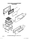 Diagram for 03 - Oven Door And Broiler