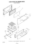 Diagram for 05 - Oven Door And Broiler