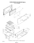 Diagram for 05 - Oven Door And Broiler