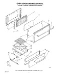 Diagram for 04 - Oven Door And Broiler