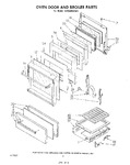 Diagram for 05 - Oven Door And Broiler