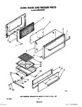 Diagram for 05 - Oven Door And Broiler