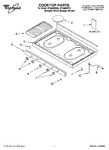 Diagram for 01 - Cooktop Parts